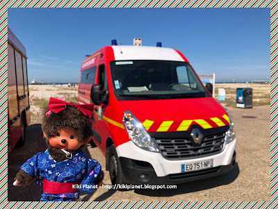 kiki monchhichi pompier Le Havre grande échelle urgence secours camions