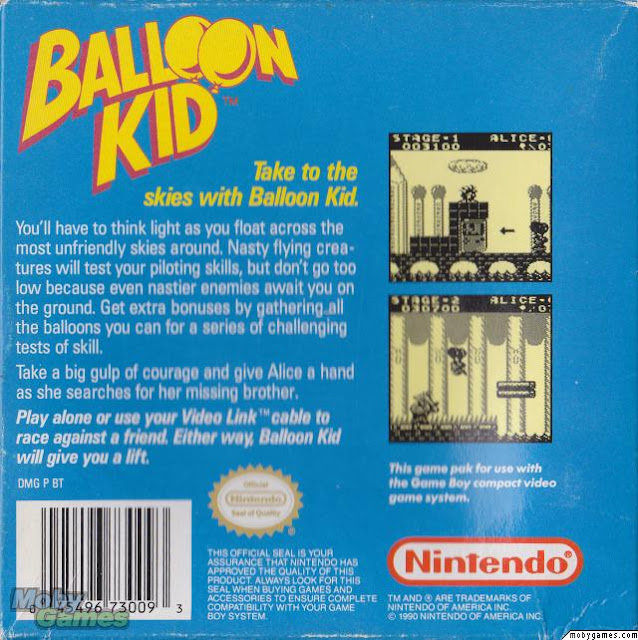 Balloon Kid Gameboy1