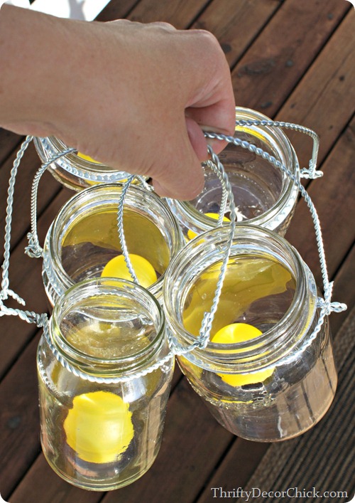 mason jar lanterns