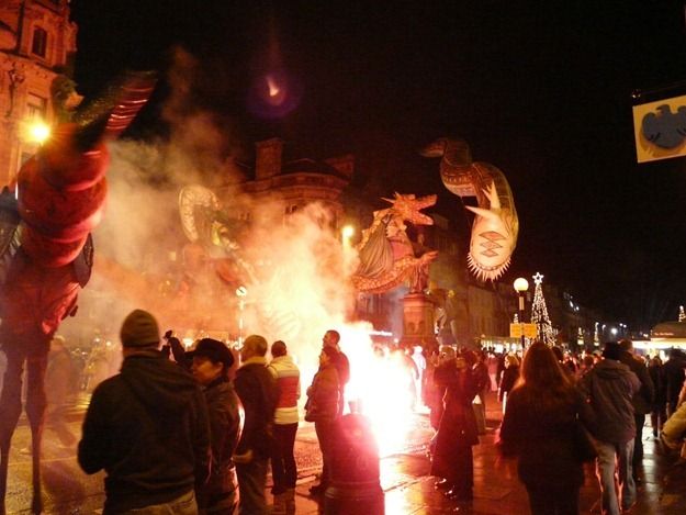 Hogmanay street party Edinburgh