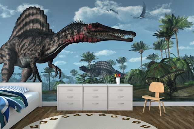 Dinosaur wall mural Jurassic 3d room photo wallpaper For Bedroom mural sticker Kids Room