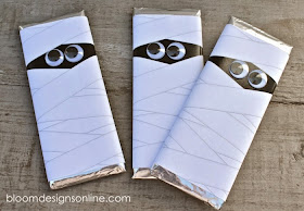 Mummy Candy Bar Wrappers