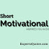 110+ Best Short Motivational Quotes in English | Will change your Thought