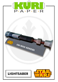 Kuri Paper - Lightsaber Obi-Wan Kenobi papercraft