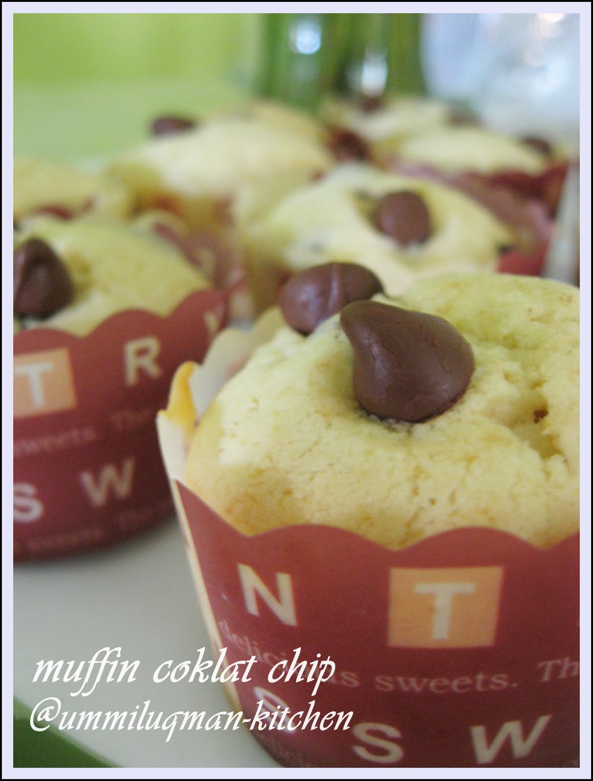 Jom makan: muffin coklat chip