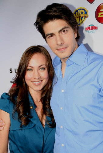 Brandon Routh 32 and Courtney Ford 33 are expecting their first child 