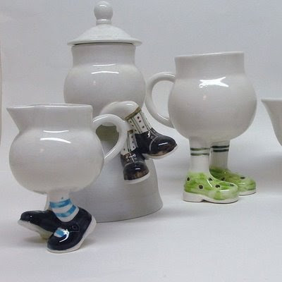 Legged Teapots and Cups