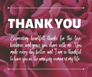 Image of Thank You Message for Her