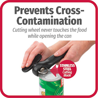 Good Cook Can Opener prevents cross contamination