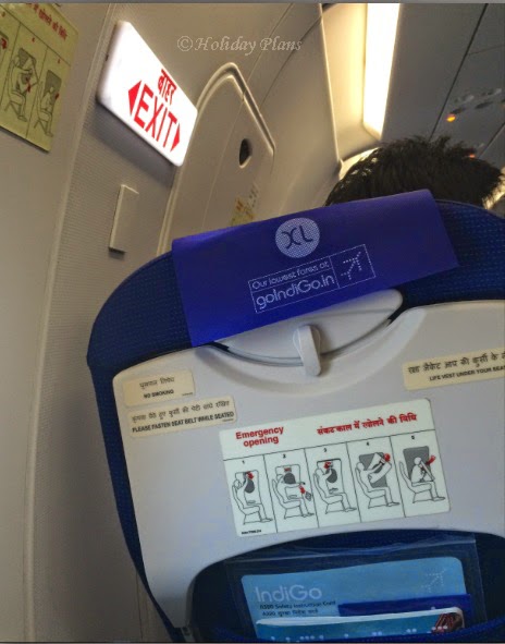 Emergency Seat in Indigo Flight