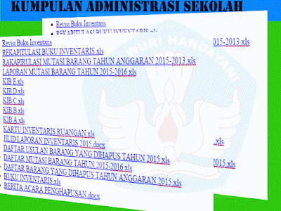 Kumpulan File Administrasi Sekolah SD/MI|SMP/MTS|SMA/MA/SMK Lengkap