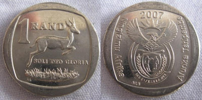 south africa 1 rand 2007