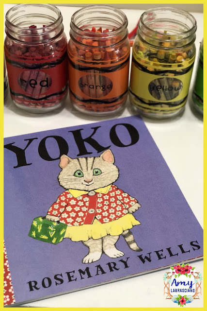 Click here to find ideas for how character's react in stories.  Included are ideas and  an anchor chart for the very engaging book Yoko  by Rosemary Wells.  Get your back to school plans ready.   Perfect for all elementary classrooms and homeschool children.  {kindergarten, first, second, third, fourth, fifth, k, 1st, 2nd, 3rd, 4th, 5th}