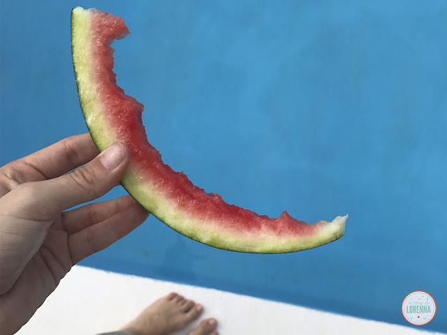 Piscina + sandia