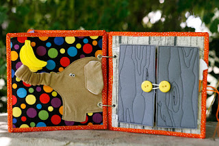 Quiet book for Lennox, Handmade busy book by TomToy