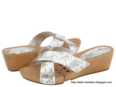 Leder sandalen:sandalen-353904