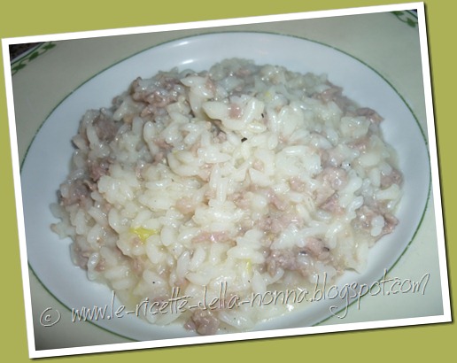 Risotto con salsiccia e cipollotto di Tropea (5)