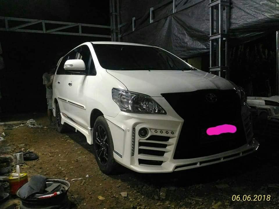 Full Bemper Custom Innova  2013 Bengkel Modifikasi  Mobil