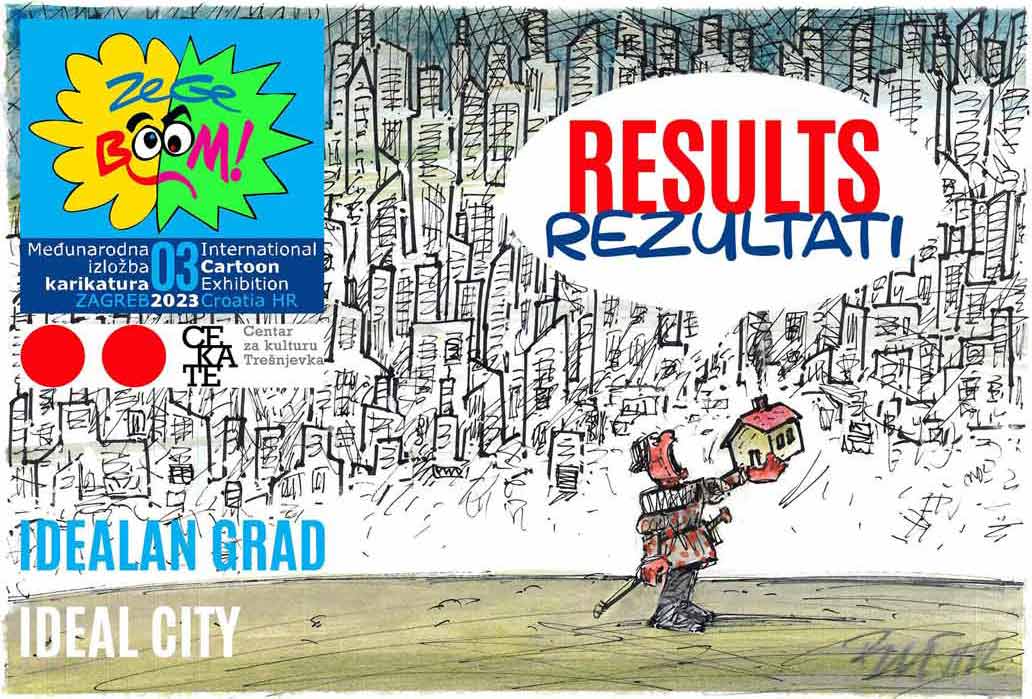 Results of the 3rd International Cartoon Exhibition "ZeGeBOOM!" in Croatia