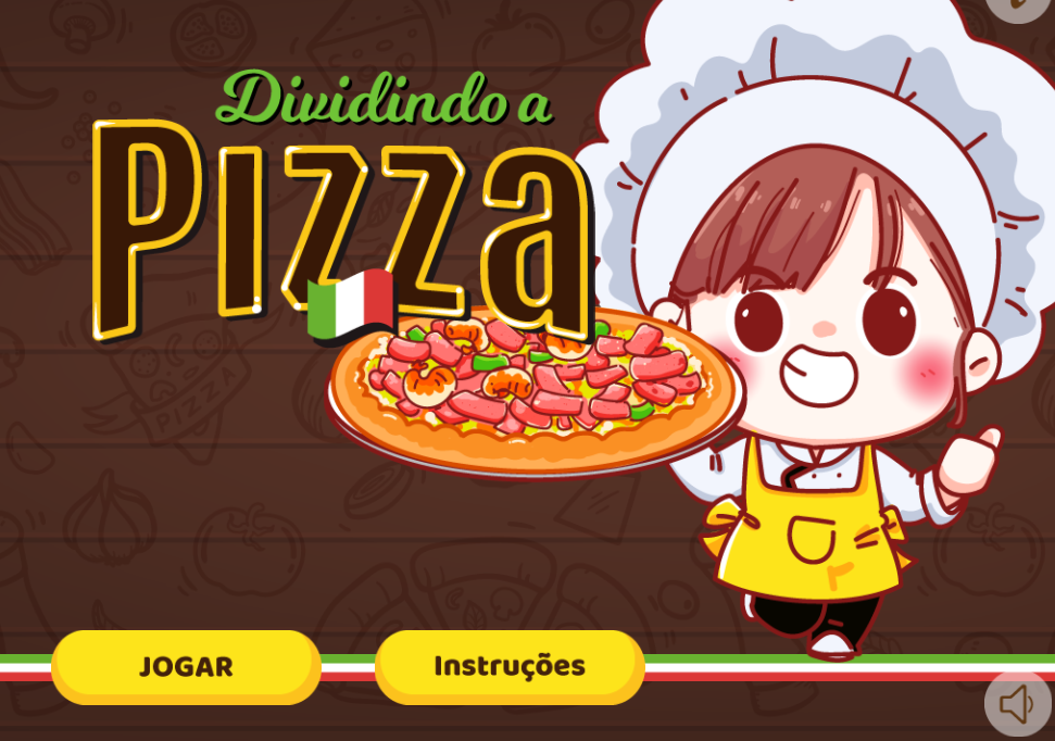 Jogo Dividindo a Pizza Fonte