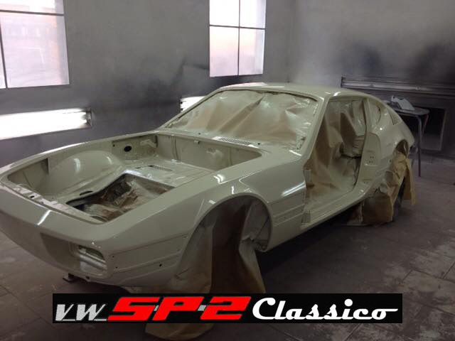 Pintura da carroceria do Volkswagen SP2