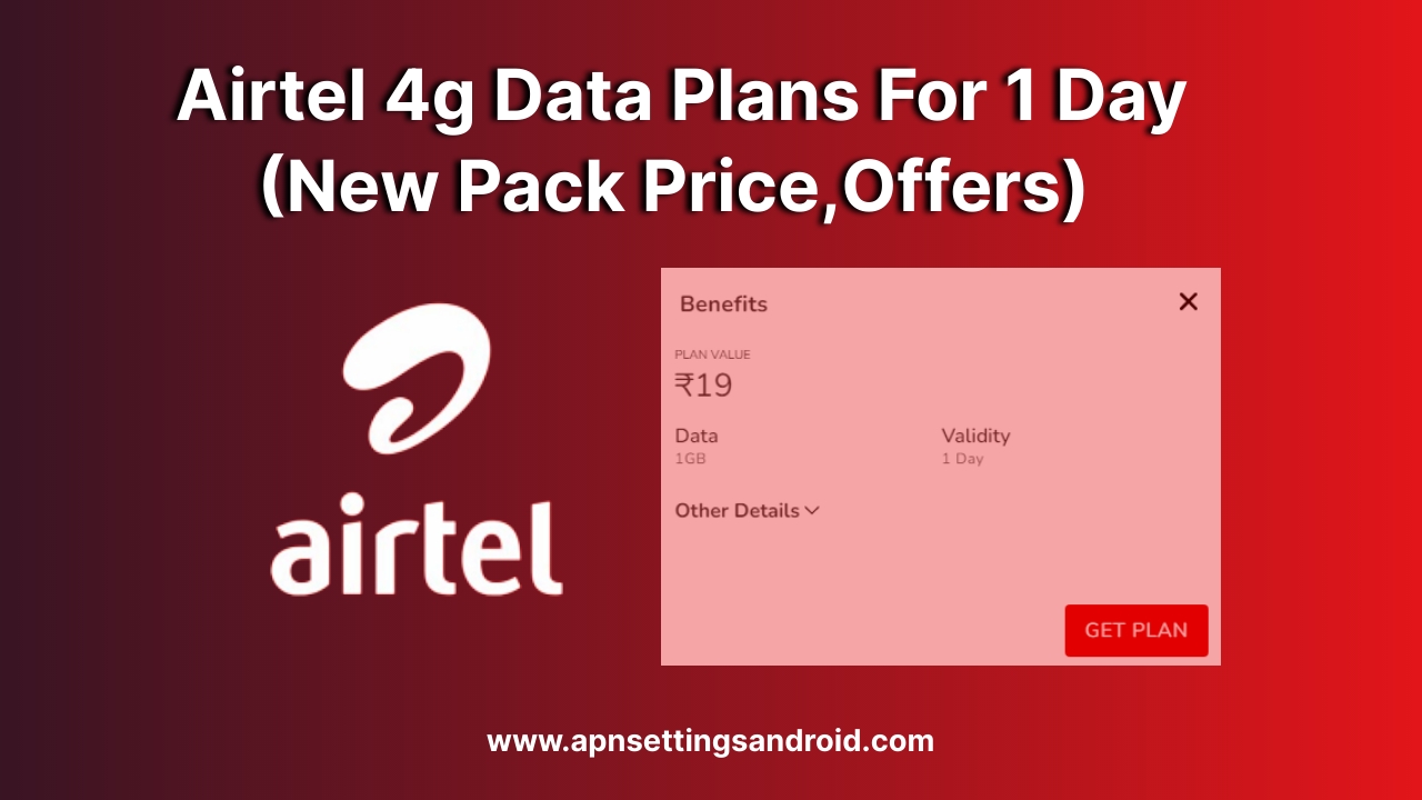 Airtel 4g Data Plans For 1 Day Pack New