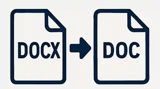 Convert DOCX to DOC