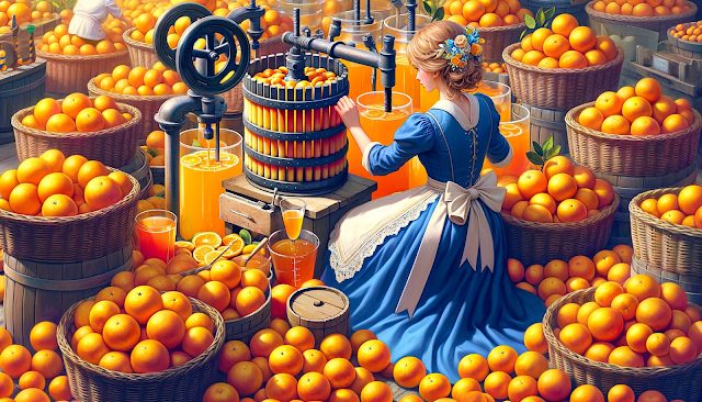 using oranges to brew alcohol