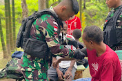 Peduli Warga, TNI AD Berikan Pelayanan Kesehatan Gratis di Perbatasan