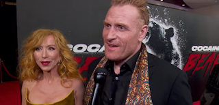 Kristofer Hivju with Gry Hivju at World Premiere of Cocaine Bear