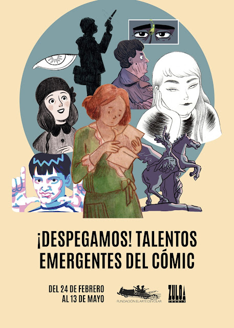 La exposición “¡Despegamos! Talentos emergentes del cómic” se inaugurará el próximo 24 de febrero