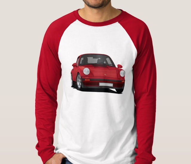 Porsche 911 sports cars long sleeve shirt