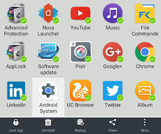 Uninstall apps with ES File Explorer