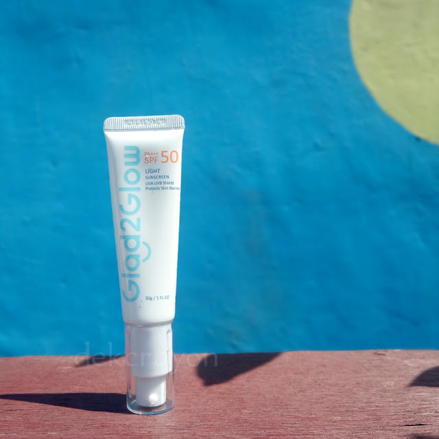 review glad 2 glow light sunscreen untuk kulit sensitif