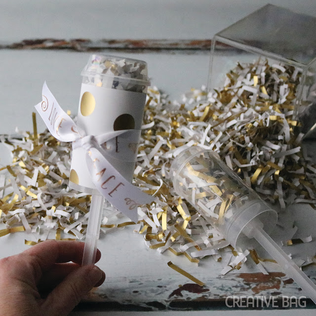 diy wrapping paper confetti poppers | Creative Bag