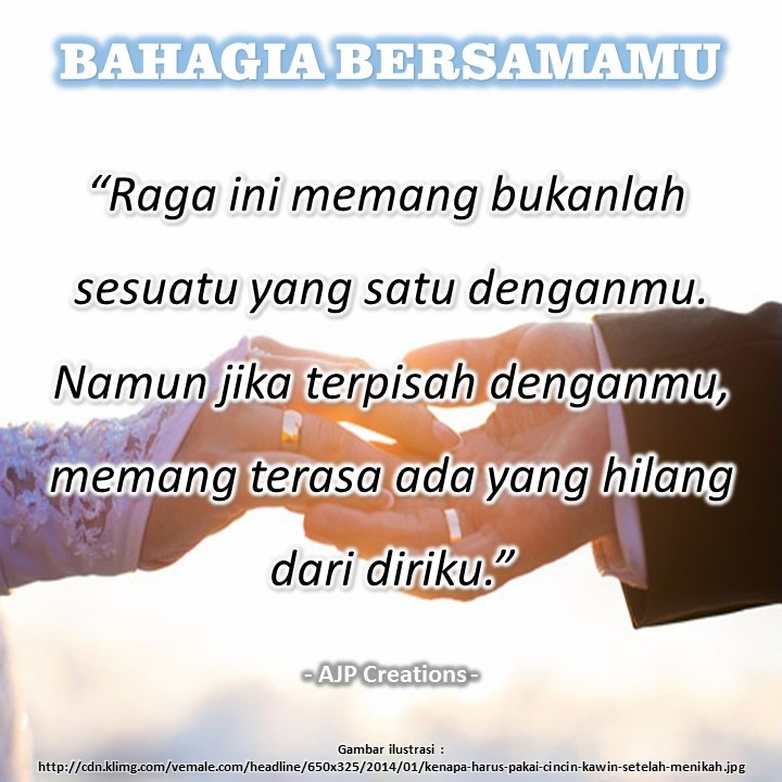  Kata Kata Romantis Bahagia Bersamamu  AJP Creations