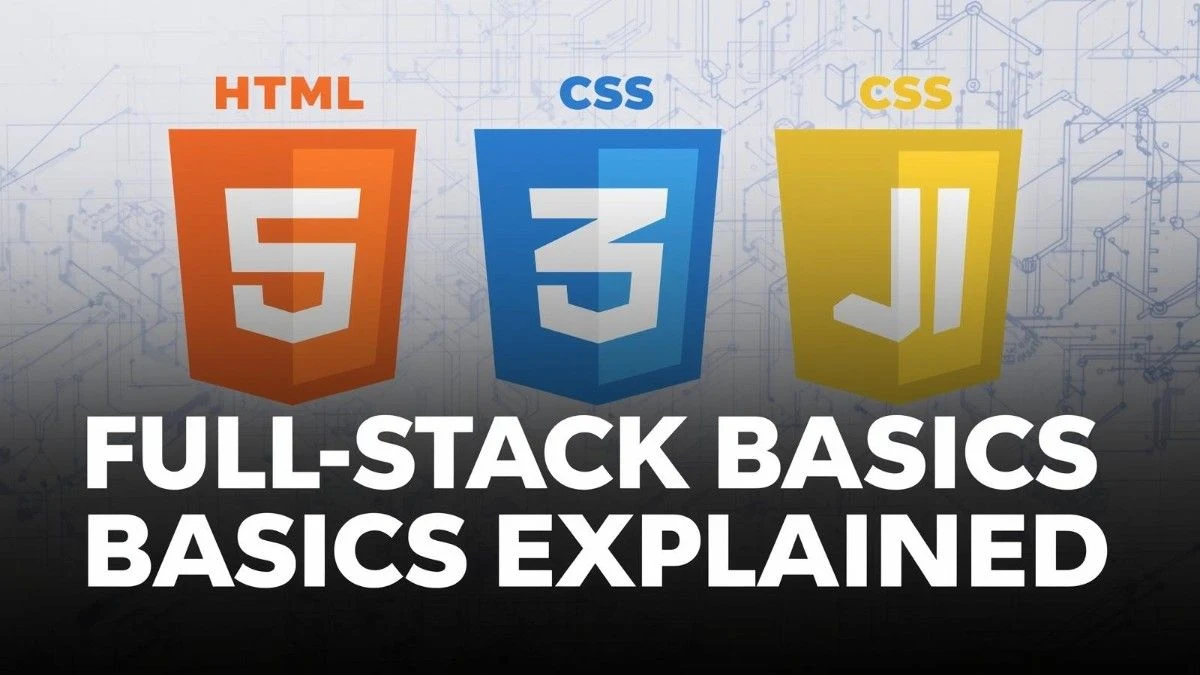 HTML, CSS & JavaScript Basics for Aspiring Full-Stack Developers