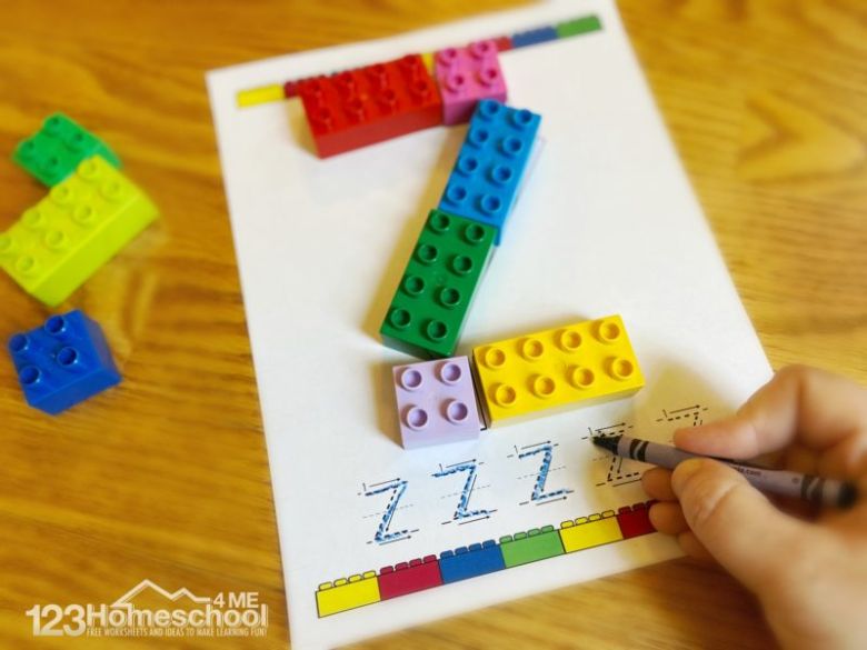 Lego duplo alphabet mats - alphabet activities for preschoolers