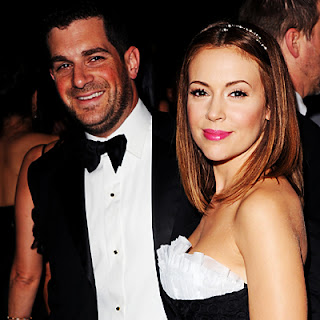 Alyssa Milano with Husband