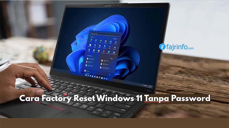 cara factory reset windows 11 tanpa password