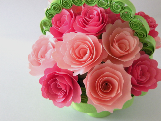 paper quilling rose