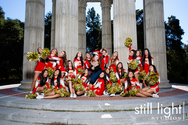 still light studios best sports school senior portrait photography bay area peninsula cheer team millbrae