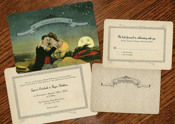 How cute are these wedding savethedates from GoGoSnap