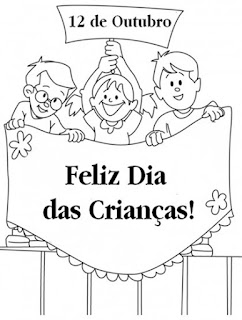 Desenhos Colorir Dia das Crianças 2016