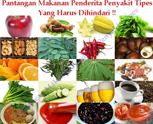 Pantangan Makanan Penderita Penyakit Tipes