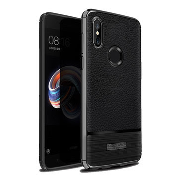 Bakeey Soft TPU Leather Shockproof Anti-Fingerprint Protective Case For Xiaomi Mi A2/ Xiaomi Mi 6X 