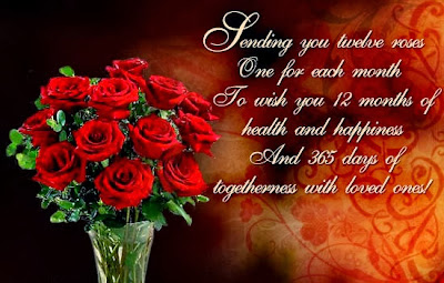 Happy New Year Wish With Flowers / Free Flowers eCards