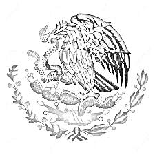 mexican flag coloring page PDF