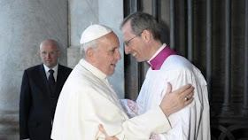 Pope and Guido Marini