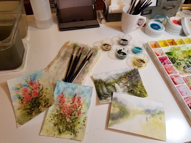 Original Watercolor Artwork by Christy Sheeler © 2018 shemustmakeart.com